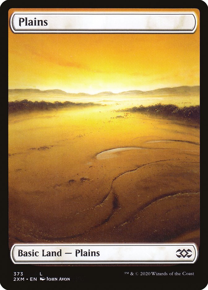 Plains (373) [Double Masters] | Jomio and Rueliete's Cards and Comics