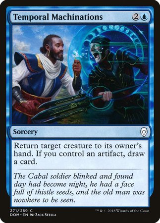 Temporal Machinations [Dominaria] | Jomio and Rueliete's Cards and Comics