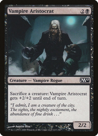 Vampire Aristocrat [Magic 2010] | Jomio and Rueliete's Cards and Comics