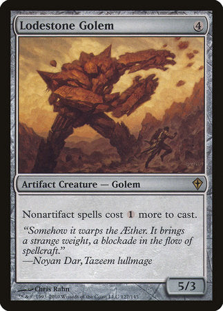 Lodestone Golem [Worldwake] | Jomio and Rueliete's Cards and Comics