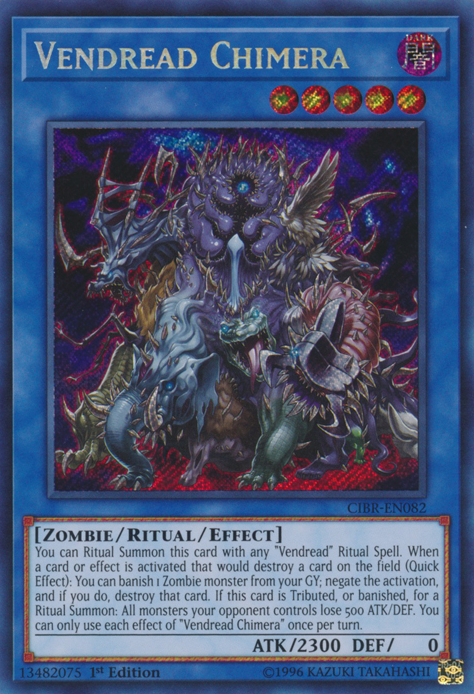 Vendread Chimera [CIBR-EN082] Secret Rare | Jomio and Rueliete's Cards and Comics