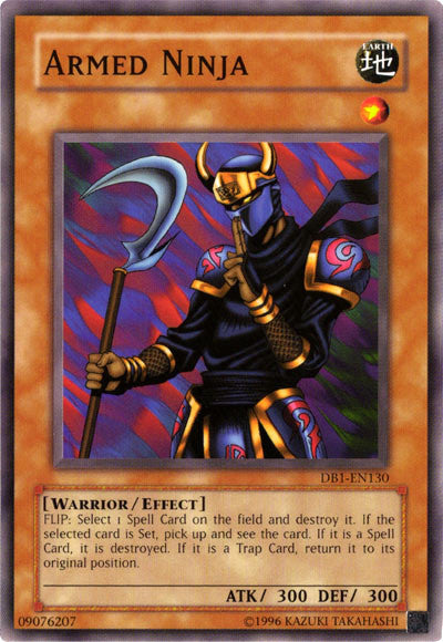 Armed Ninja [DB1-EN130] Common | Jomio and Rueliete's Cards and Comics