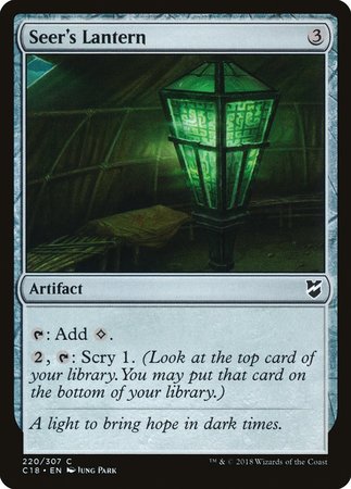 Seer's Lantern [Commander 2018] | Jomio and Rueliete's Cards and Comics