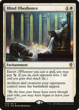 Blind Obedience [Commander 2016] | Jomio and Rueliete's Cards and Comics