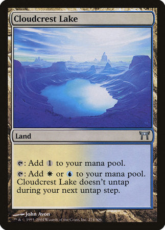 Cloudcrest Lake [Champions of Kamigawa] | Jomio and Rueliete's Cards and Comics