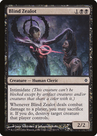 Blind Zealot [New Phyrexia] | Jomio and Rueliete's Cards and Comics