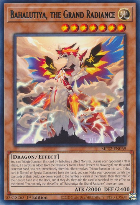 Bahalutiya, the Grand Radiance [MP22-EN069] Rare | Jomio and Rueliete's Cards and Comics
