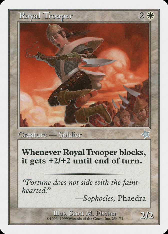 Royal Trooper [Starter 1999] | Jomio and Rueliete's Cards and Comics