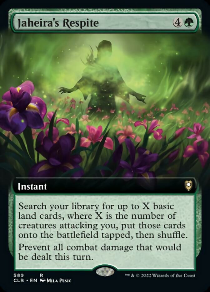 Jaheira's Respite (Extended Art) [Commander Legends: Battle for Baldur's Gate] | Jomio and Rueliete's Cards and Comics