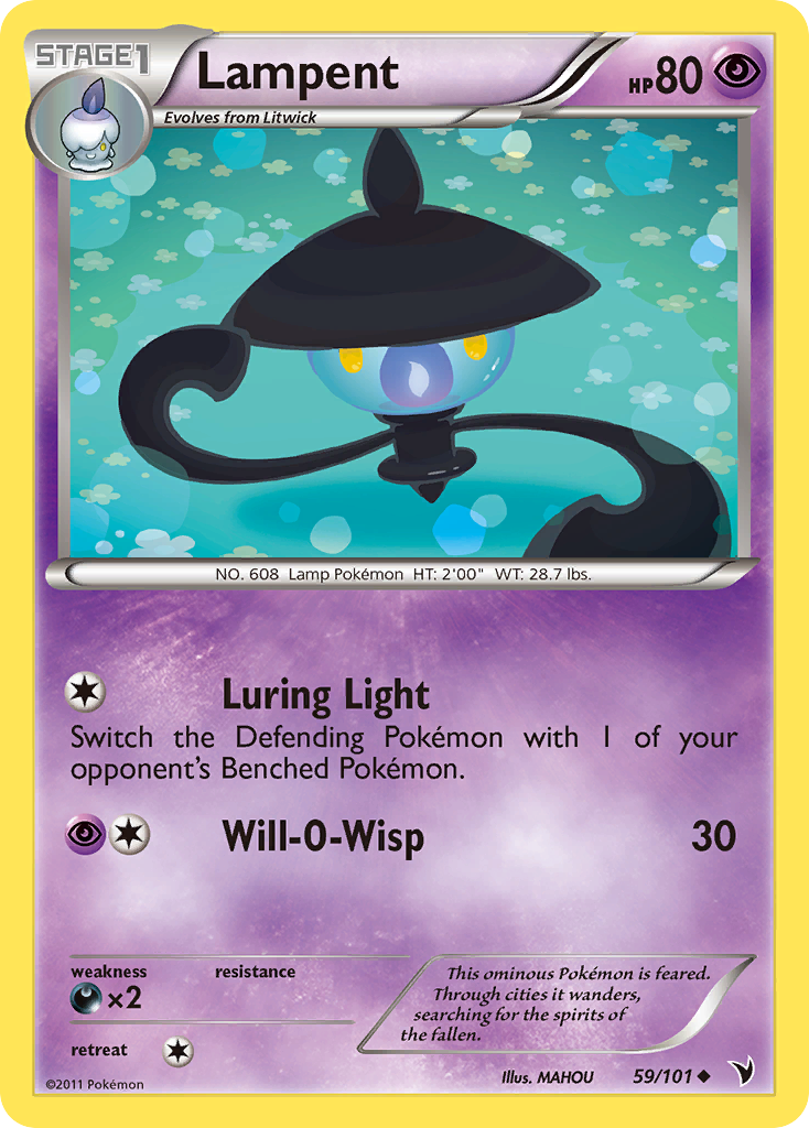 Lampent (59/101) [Black & White: Noble Victories] | Jomio and Rueliete's Cards and Comics