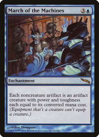 March of the Machines [Mirrodin] | Jomio and Rueliete's Cards and Comics