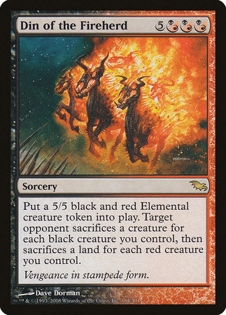 Din of the Fireherd [Shadowmoor] | Jomio and Rueliete's Cards and Comics