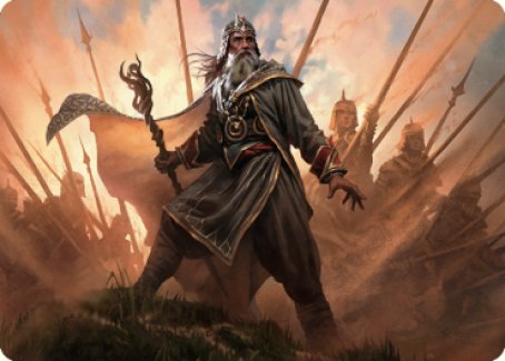 Hazezon, Shaper of Sand Art Card [Dominaria United Art Series] | Jomio and Rueliete's Cards and Comics