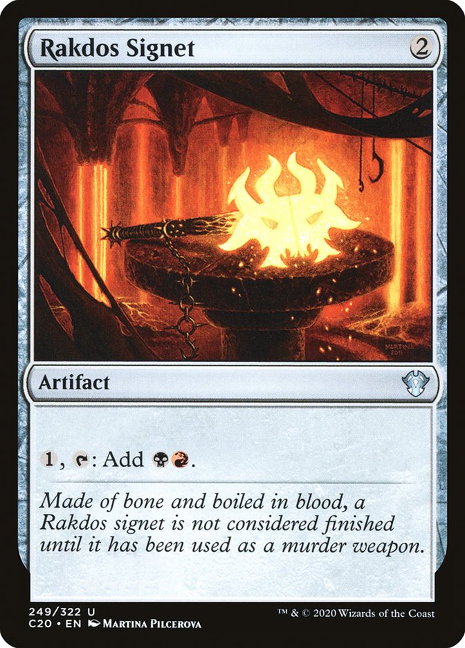 Rakdos Signet [Commander 2020] | Jomio and Rueliete's Cards and Comics