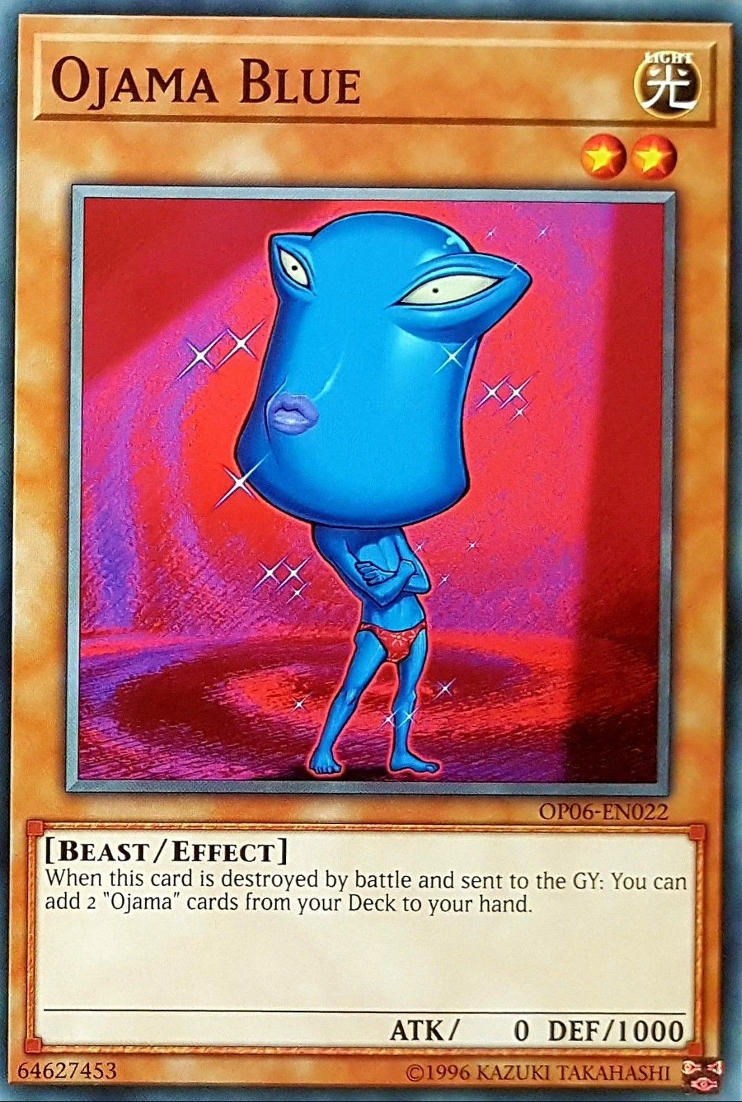 Ojama Blue [OP06-EN022] Common | Jomio and Rueliete's Cards and Comics