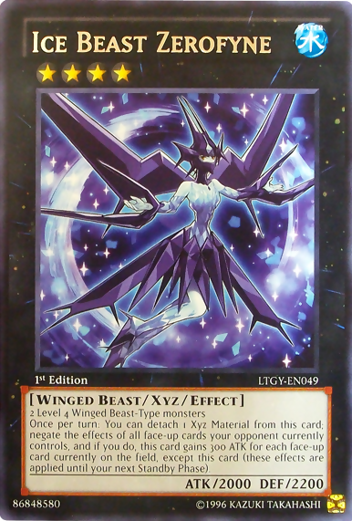 Ice Beast Zerofyne [LTGY-EN049] Rare | Jomio and Rueliete's Cards and Comics
