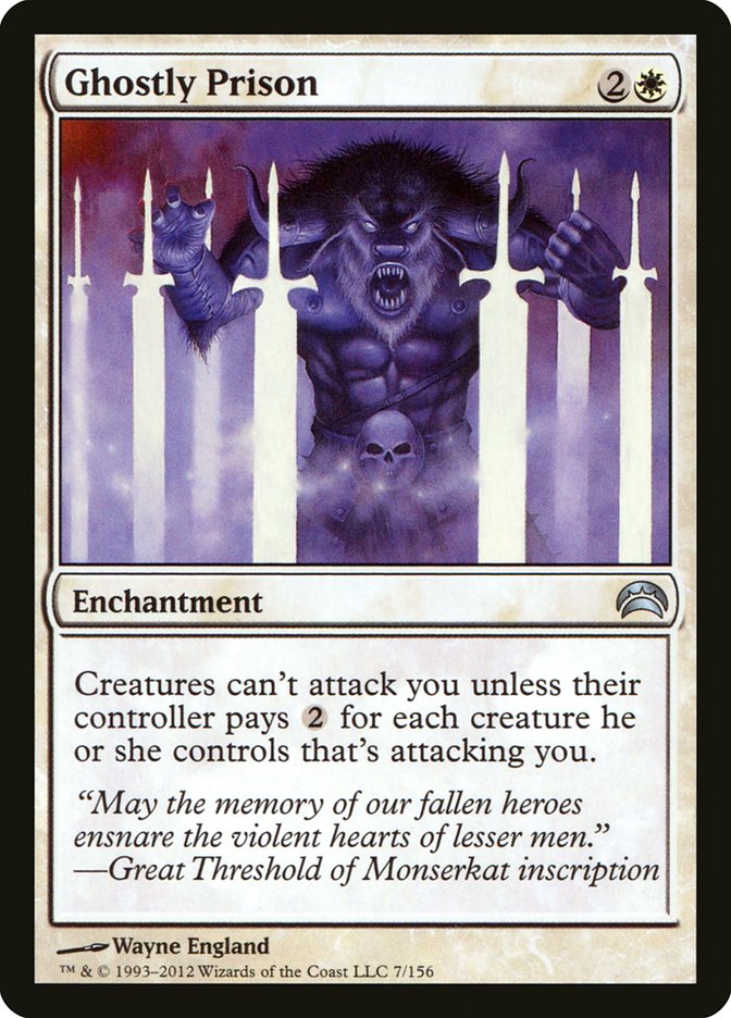 Ghostly Prison [Planechase 2012] | Jomio and Rueliete's Cards and Comics