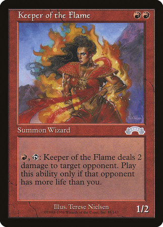 Keeper of the Flame [Exodus] | Jomio and Rueliete's Cards and Comics