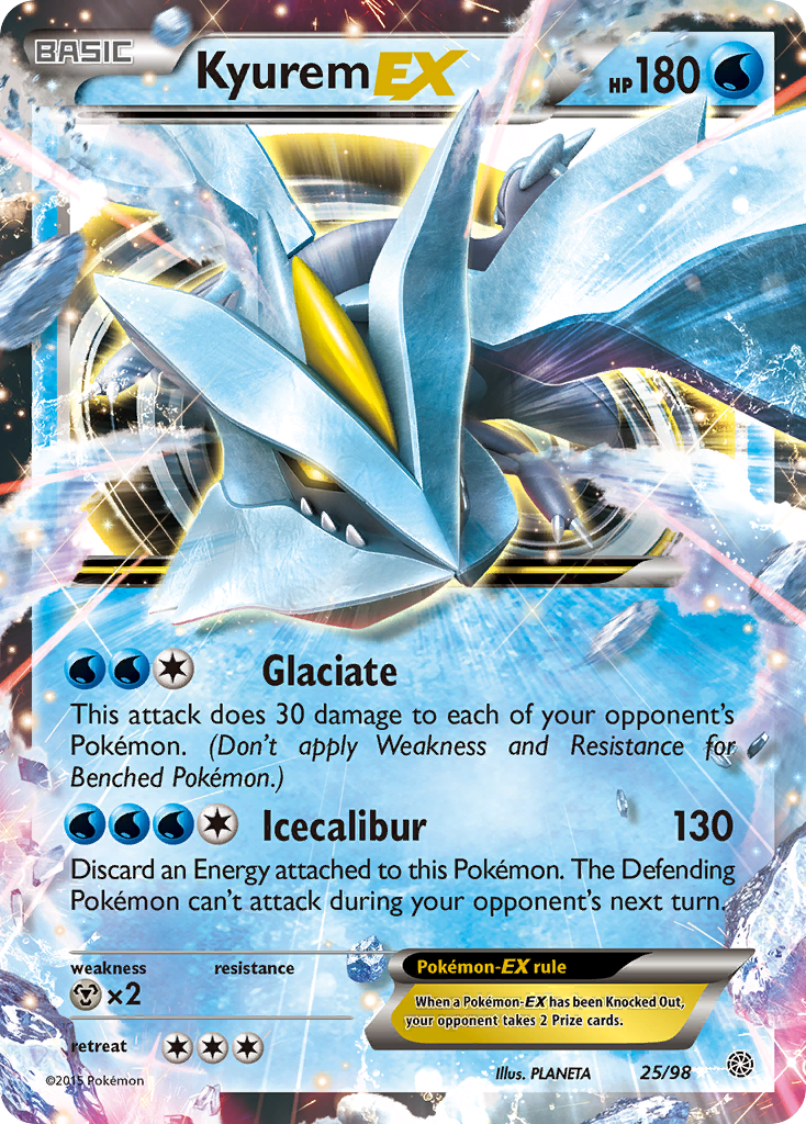 Kyurem EX (25/98) [XY: Ancient Origins] | Jomio and Rueliete's Cards and Comics
