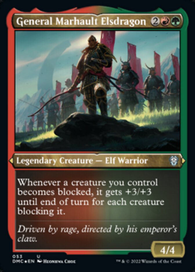 General Marhault Elsdragon (Foil Etched) [Dominaria United Commander] | Jomio and Rueliete's Cards and Comics