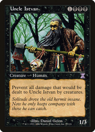 Uncle Istvan [Time Spiral Timeshifted] | Jomio and Rueliete's Cards and Comics