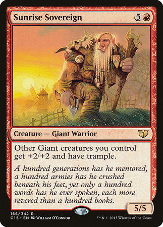 Sunrise Sovereign [Commander 2015] | Jomio and Rueliete's Cards and Comics