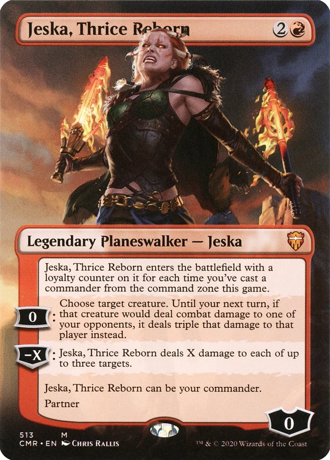 Jeska, Thrice Reborn (Borderless) [Commander Legends] | Jomio and Rueliete's Cards and Comics