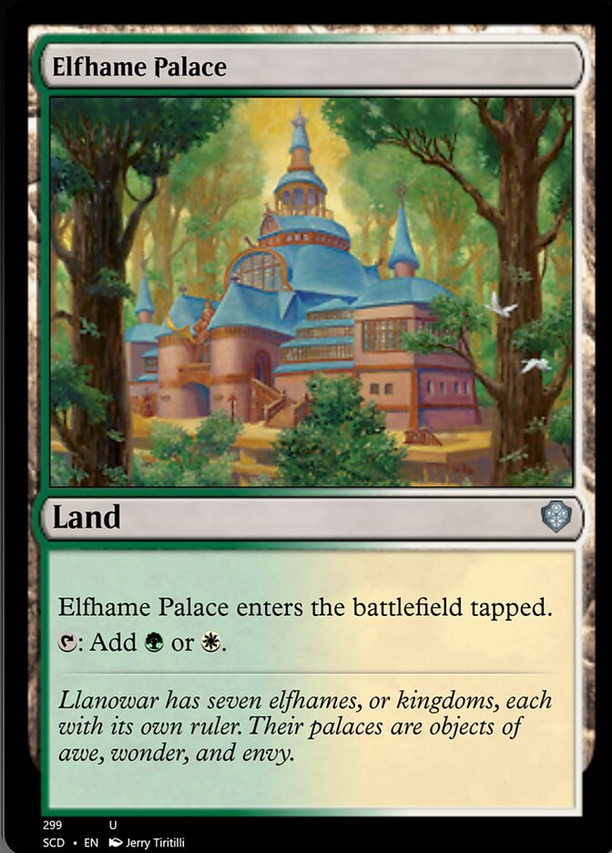 Elfhame Palace [Starter Commander Decks] | Jomio and Rueliete's Cards and Comics