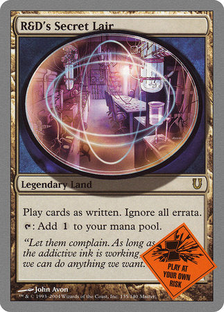 R&D's Secret Lair [Unhinged] | Jomio and Rueliete's Cards and Comics