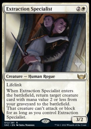 Extraction Specialist (Promo Pack) [Streets of New Capenna Promos] | Jomio and Rueliete's Cards and Comics