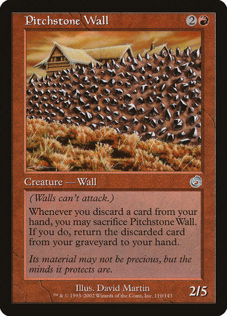 Pitchstone Wall [Torment] | Jomio and Rueliete's Cards and Comics