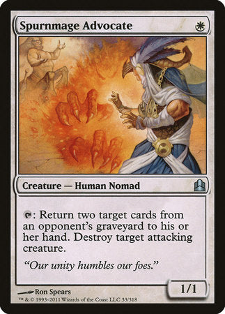 Spurnmage Advocate [Commander 2011] | Jomio and Rueliete's Cards and Comics