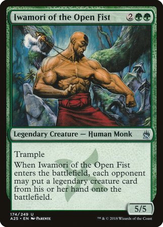 Iwamori of the Open Fist [Masters 25] | Jomio and Rueliete's Cards and Comics