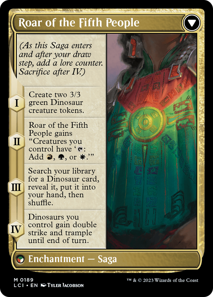Huatli, Poet of Unity // Roar of the Fifth People [The Lost Caverns of Ixalan] | Jomio and Rueliete's Cards and Comics
