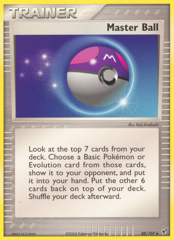 Master Ball (88/107) [EX: Deoxys] | Jomio and Rueliete's Cards and Comics