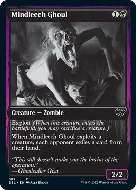 Mindleech Ghoul [Innistrad: Double Feature] | Jomio and Rueliete's Cards and Comics