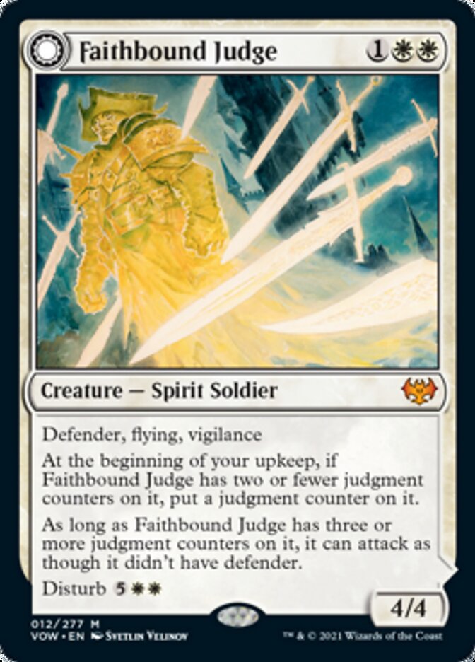 Faithbound Judge // Sinner's Judgment [Innistrad: Crimson Vow] | Jomio and Rueliete's Cards and Comics