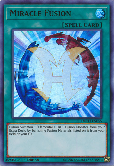 Miracle Fusion [DUPO-EN055] Ultra Rare | Jomio and Rueliete's Cards and Comics
