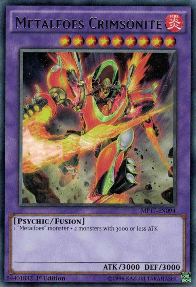 Metalfoes Crimsonite [MP17-EN094] Rare | Jomio and Rueliete's Cards and Comics