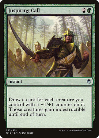 Inspiring Call [Commander 2016] | Jomio and Rueliete's Cards and Comics