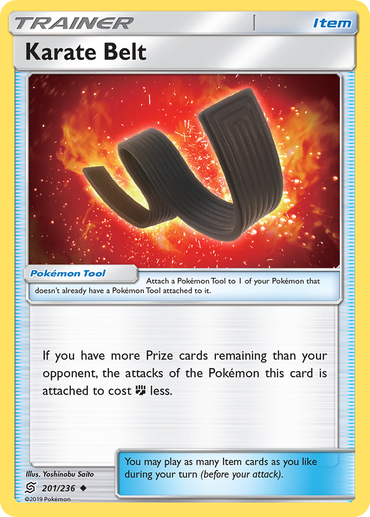 Karate Belt (201/236) [Sun & Moon: Unified Minds] | Jomio and Rueliete's Cards and Comics