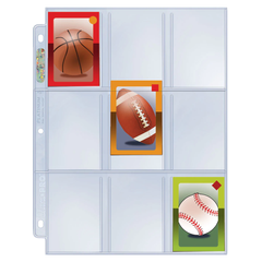 Ultra PRO: Platinum Hologram Mini 9-Pocket Pages - 3-Holes (100-Pack) | Jomio and Rueliete's Cards and Comics