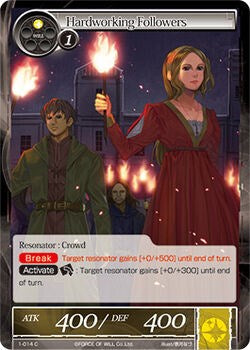 Hardworking Followers (1-014) [The Dawn of Valhalla] | Jomio and Rueliete's Cards and Comics