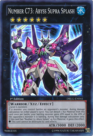 Number C73: Abyss Supra Splash [DRLG-EN041] Super Rare | Jomio and Rueliete's Cards and Comics