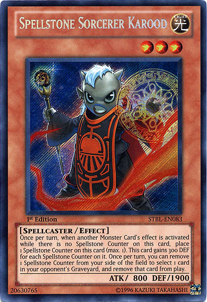 Spellstone Sorcerer Karood [STBL-EN083] Secret Rare | Jomio and Rueliete's Cards and Comics