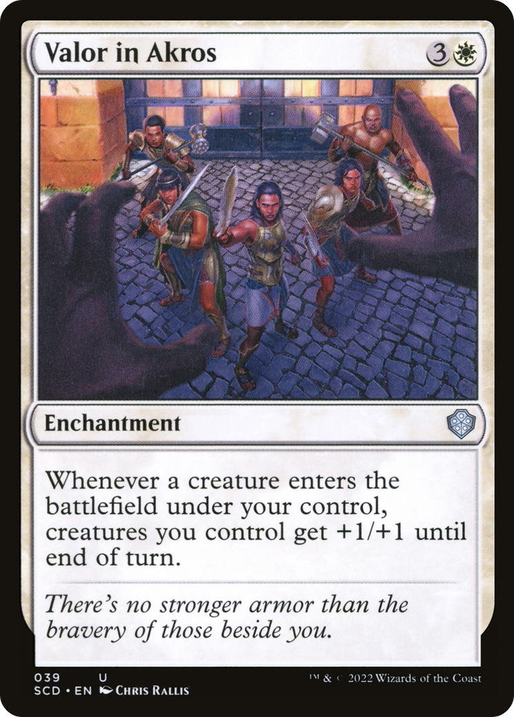 Valor in Akros [Starter Commander Decks] | Jomio and Rueliete's Cards and Comics