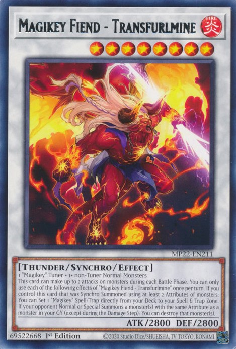 Magikey Fiend - Transfurlmine [MP22-EN211] Rare | Jomio and Rueliete's Cards and Comics