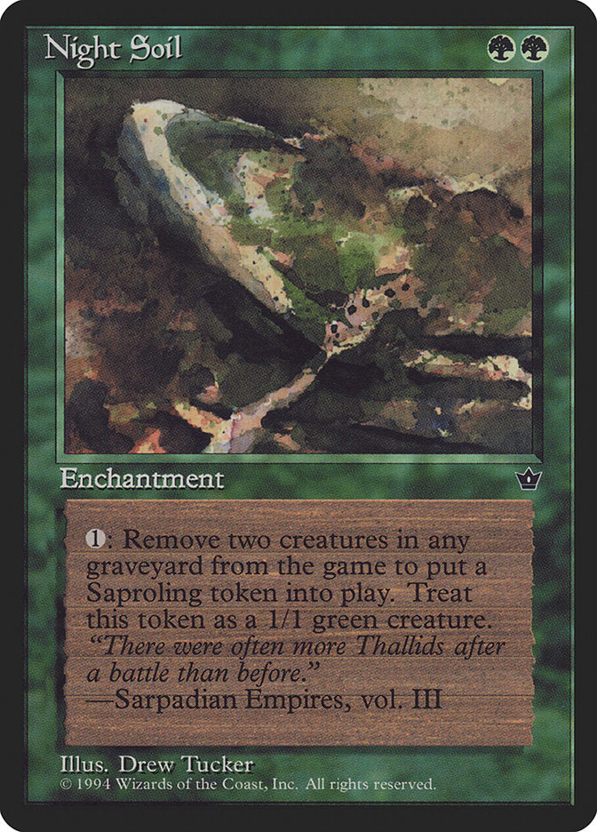 Night Soil (Drew Tucker) [Fallen Empires] | Jomio and Rueliete's Cards and Comics