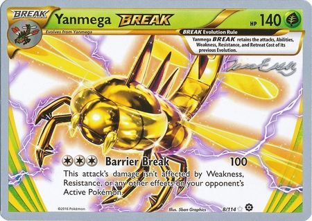 Yanmega BREAK (8/114) (Bebe - Jesper Eriksen) [World Championships 2016] | Jomio and Rueliete's Cards and Comics