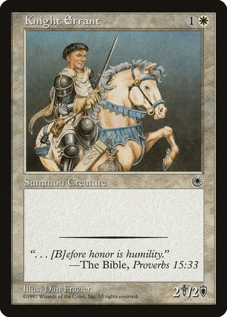 Knight Errant [Portal] | Jomio and Rueliete's Cards and Comics